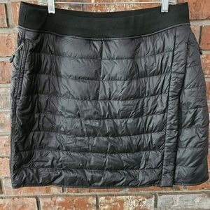 Aventura Black Quilted Mini Skirt